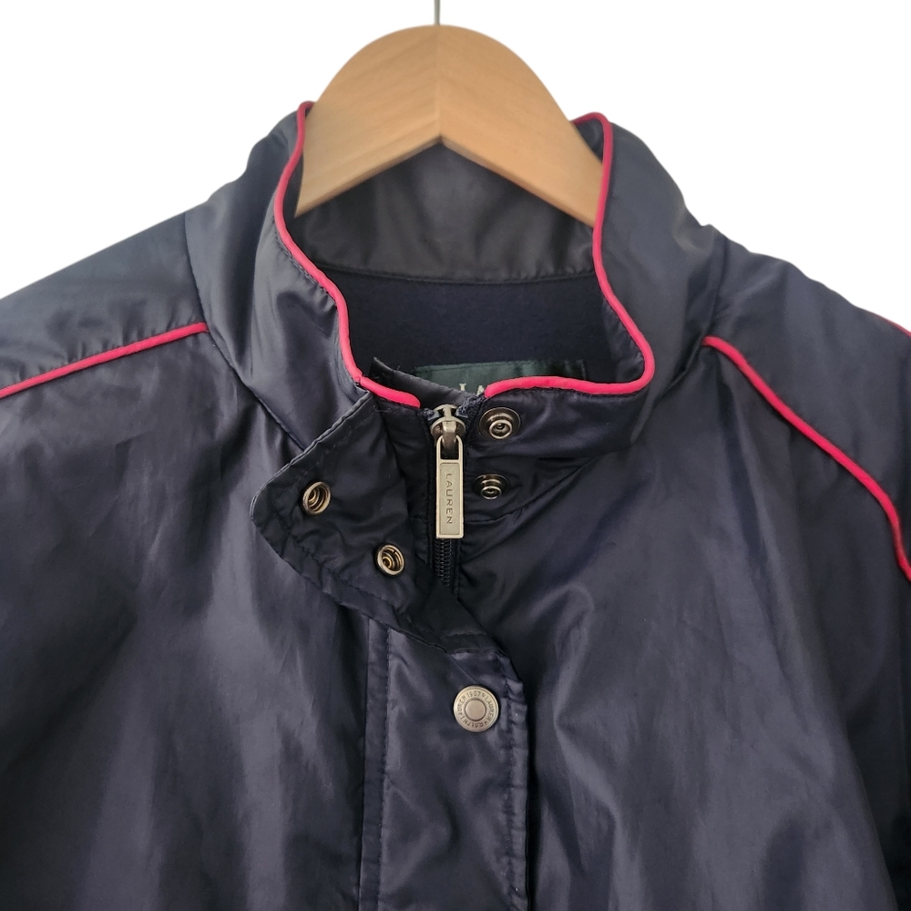 Vintage 90's Lauren Ralph Lauren Navy Blue and Red Piping Track Suit Size 2X - Picture 7 of 15